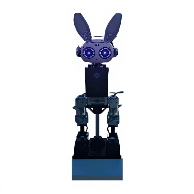 Humanoid Robot Movable Beast/Rabbit Ears Electric Bionic Cosplay