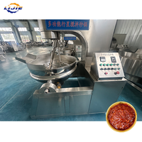 Marmite de cuisson industrielle électrique à agitation planétaire pour usine de transformation de légumes et de viande, mélangeur automatique pour sauce tomate, confiture, soupe, 1200L