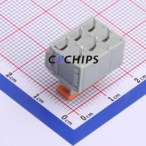 XY119A-5.0-3P Spring Terminal Block Through hole Component (THT),P=5mm Connector 1x3P 5mm Gray 3P - Product Image 2