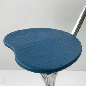 Sillas de ruedas precio barato telescópico plegable bastón para caminar silla para los ancianos bastón con asientos