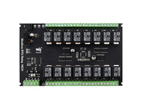 Module de relais Modbus RTU 16CH Waveshare, interface RS485 avec circuits de protection à isolation multiple, boîtier à montage sur rail B600