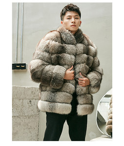 <span class=keywords><strong>Manteau</strong></span> en fourrure de renard véritable de luxe 100% - Taille unique - Haute durabilité - <span class=keywords><strong>Manteau</strong></span> en fourrure de renard pour <span class=keywords><strong>homme</strong></span> de haute qualité pour l'hiver - Product Image 1
