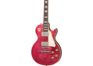 กีตาร์ไฟฟ้า 6 สาย ระดับมืออาชีพ ดีไซน์คลาสสิกแบบ Single Cut หน้าไม้เมเปิลลายไฟ เคลือบเงา - Product Image 2