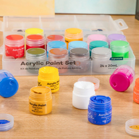 Ensemble de peinture acrylique Mont Marte 24 pièces x 20 ml, peinture acrylique pour artistes