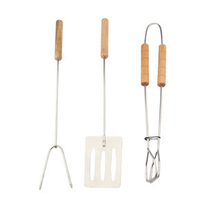 CD-16A <span class=keywords><strong>professionnel</strong></span> Camping en plein air <span class=keywords><strong>barbecue</strong></span> outils 3 pièces BBQ rôtissoires spatule <span class=keywords><strong>pince</strong></span> - Product Image 3