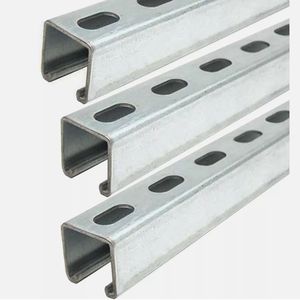 Saluran C logam jalur topangan tunggal dengan tempat belakang kereta api - Product Image 3