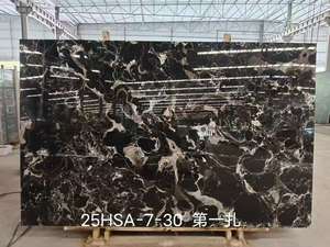 Factory Century Black Ice Flower Mármol Piedra natural para proyectos <span class=keywords><strong>de</strong></span> Villa y hogar Paredes <span class=keywords><strong>de</strong></span> fondo personalizadas <span class=keywords><strong>Escaleras</strong></span> - Product Image 2