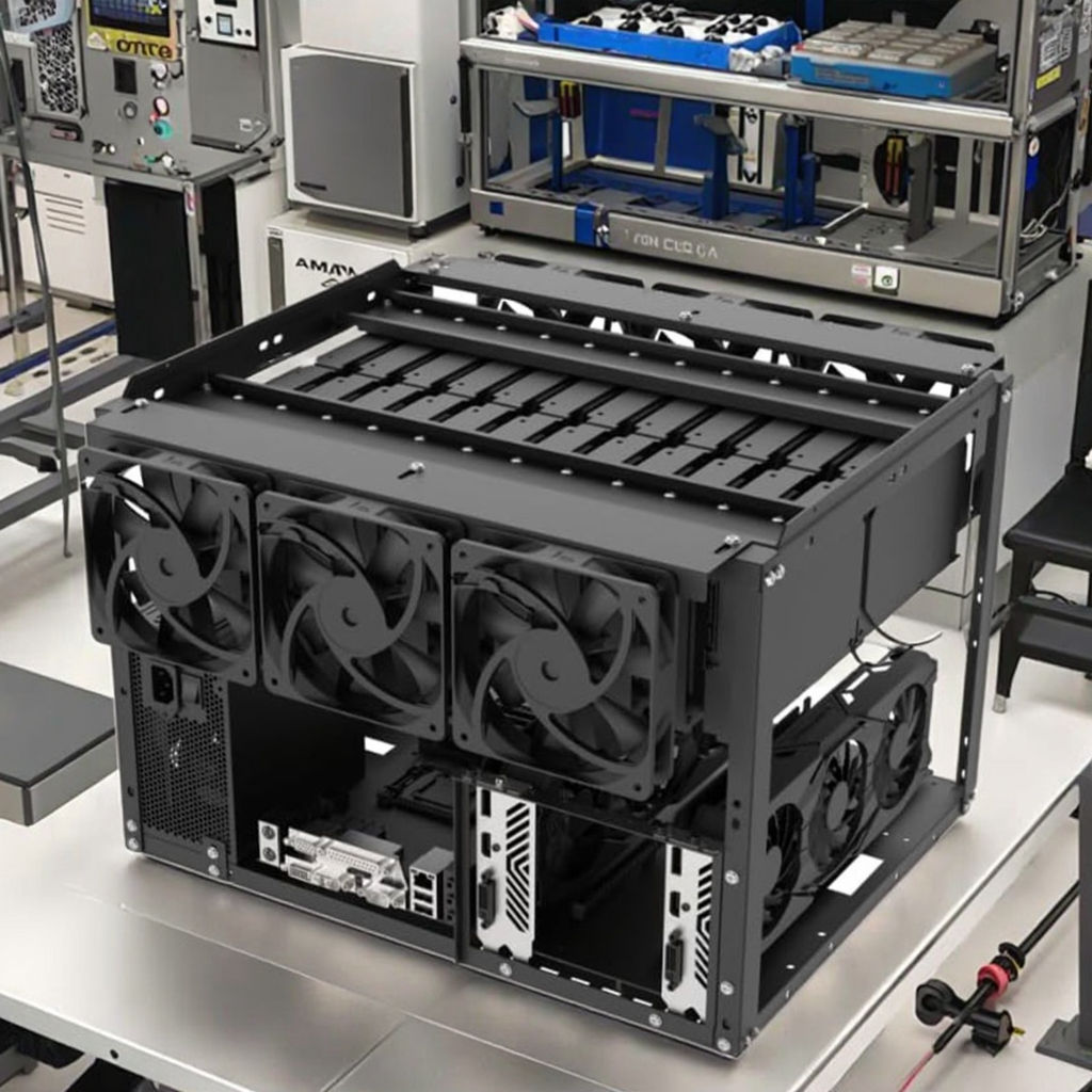 DIY PC Frame - 3.5 Inch Open Air Hard Drive Holder for Test Bench