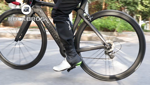 ROCKBROS — housse de chaussures de vélo, couverture de protection, réfléchissante, imperméable, chaussures de vélo, <span class=keywords><strong>vtt</strong></span>, hiver chaud - Product Image 5