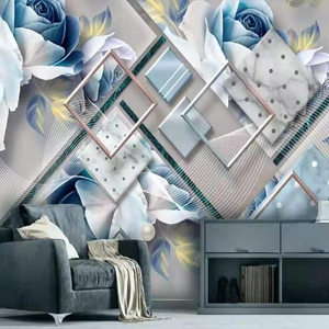 Papier peint 3D 2025, papier peint 3D, décoration intérieure - Product Image 3