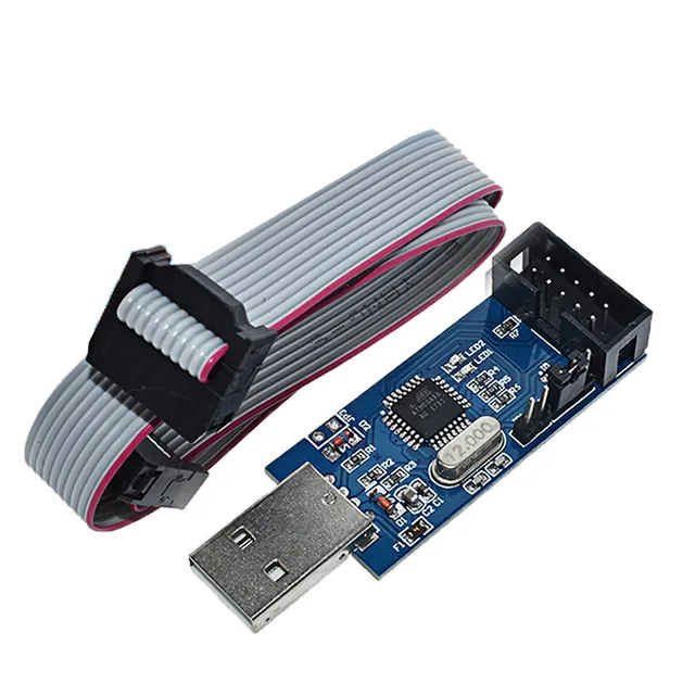 Программатор USB ISP USB ASP ATMEGA8 ATMEGA128 с поддержкой Win7 64, 1 шт.