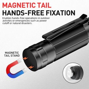 Mini IP44 Waterproof Flashlight Headlamp Five Modes LED Rechargeable EDC Flashlight - Product Image 3