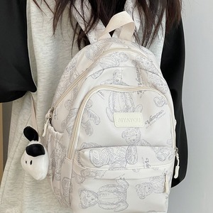 Aiyayou Mini Backpack Lightweight School Bag For Women Students Casual Travel Backpack With Letter Pattern Summer 2024 - Product Image 1