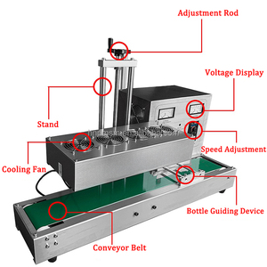 เครื่องซีลฝาปิดอลูมิเนียมฟอยล์ตะเข็บเครื่องปิดผนึกฝาปิดแบบเหนี่ยวนำด้วยแม่เหล็กไฟฟ้าสำหรับปิดผนึกฝาขวดและกระทะ - Product Image 3