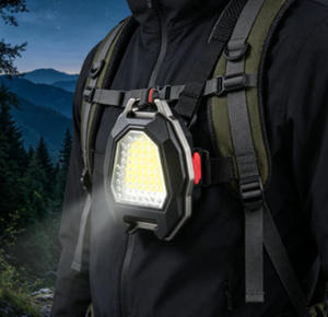 Portable USB Rechargeable COB <b>Work</b> <b>Light</b> with Clip Magnetic Base Dual <b>Light</b> Source Waterproof Inspection Lamp for Mechanic <b>Work</b> - Product Image 4