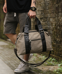 Borse da <span class=keywords><strong>viaggio</strong></span> in tela leggera Vintage da <span class=keywords><strong>uomo</strong></span> borse da <span class=keywords><strong>viaggio</strong></span> in tela - Product Image 5