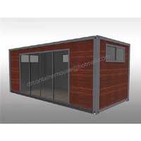 Kit standard australien conteneur entièrement meublé un cadre modulaire maison préfabriquée de 2 chambres maisons préfabriquées