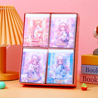 Carnet de notes mignon avec couverture EVA, motif fille anime, 82*111mm, 76 feuilles, pages intérieures couleur, journal de poche, vente en gros DEPAI