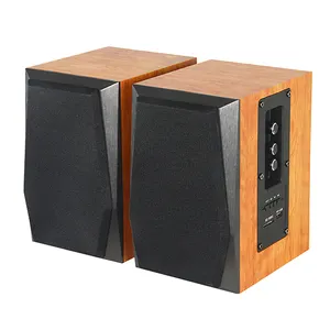 For Brazil market hand made wooden box super bass CD MP3 USB SD MMC card wireless stereo sound Hi-Fi hifi speaker