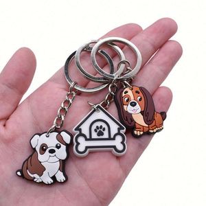 Promotion <b>Personalized</b> Key Chains 3d Logo Custom Made Shaped Design Anime Dog PVC Soft Rubber <b>Keychain</b> - Product Image 2
