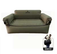 Canapé gonflable portable 2 places, plusieurs couleurs au choix, canapé gonflable floqué pour le camping en plein air et la détente quotidienne en intérieur
