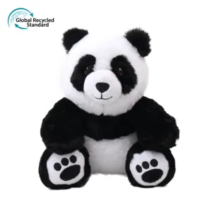 可持续生态友好的产品回收玩具毛绒熊猫