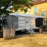 Maison modulaire capsule de luxe de 60 mètres carrés, préfabriquée, étanche, avec structure en acier, pour usage en station balnéaire, chambre, bureau à domicile
