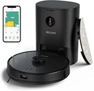 IBESOM A3 PLUS ロボット掃除機 Ibesom A3 Plus Self-Emptying Robotic Vacuum Mop Cleaner