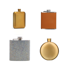 Petaca de lona blanca y negra de nuevo diseño de tamaño de logotipo personalizado para AnCnoc Antiquary Ardbeg Ardmore Armorik - Product Image 6