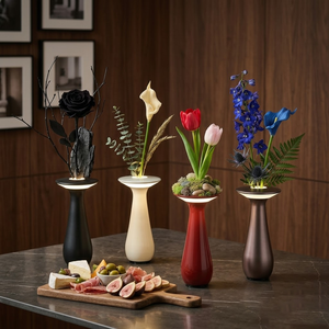 Lámpara de Escritorio LED de Lujo con Base Magnética Inalámbrica Recargable, Resistente al Agua IP54, para Decoración de Restaurantes - Product Image 2