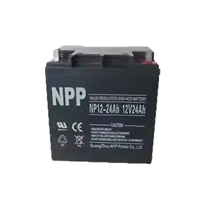 High Power Backup Trade Bank Home Energy Storage Battery Pack NPP NP24-12 12V24AH