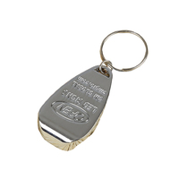 Ouvre-bouteille en métal et de bière, personnalisés, pour boisson, porte-clés à Sublimation, avec Logo, 50 pièces