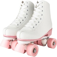 Patins à roulettes à quatre roues pour femmes adultes, design mignon aux couleurs pastel, roues d'extérieur, 5 options de couleurs