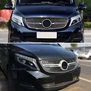 Rejilla Decorativa Frontal para Mercedes Benz Clase V W447 Facelift (2015-2023), Estilo de Malla Central, Kit de Carrocería - Product Image 2