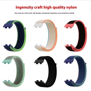 Bracelet de montre sport réglable multicolore respirant en nylon pour <span class=keywords><strong>Huawei</strong></span> 9 8 - Product Image 4