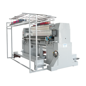 Mesin pembuat bordir baris ganda penyesuaian otomatis 50.8mm jahitan 76.2mm jarak baris mm untuk tempat tidur pakaian - Product Image 3