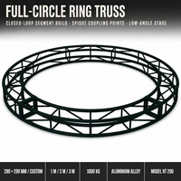 Structure de scène de mariage 290x290mm en aluminium 1000KG avec raccord pour éclairage d'événements et concerts