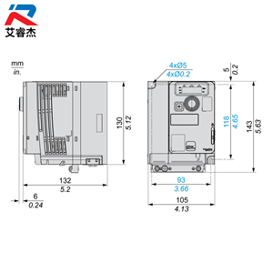 Nuevo convertidor de frecuencia original ATV320U22M3C Altivar ATV320 Compact trifásico 220V 2.2KW Variador de velocidad ATV320U22M3C - Product Image 3
