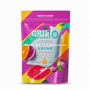Sacs Mylar personnalisés imprimés, réutilisables, résistants à l'humidité, pour emballage de chewing-gum et de compléments alimentaires pour animaux, pochettes verticales avec fermeture éclair - Product Image 5