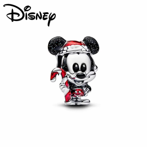 Nuevos Dijes <span class=keywords><strong>de</strong></span> Mickey y Minnie <span class=keywords><strong>de</strong></span> Pixar en Plata, Compatibles con Pulseras y Collares Pandora Originales, Joyería Fina DIY para Mujer, Regalos - Product Image 4