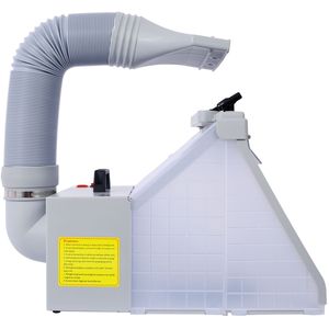 Portable Airbrush Booth Kit with 3 LED Lights 4 Airbrush Holders <b>1</b> <b>Paint</b> Holder for Crafts & Cake Decorations - Product Image 6