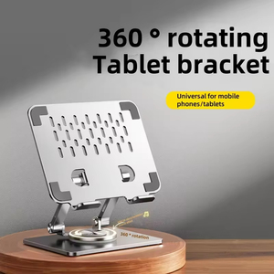 Aleación de Aluminio Personalizada OEM 360 °   Soporte Plegable Ajustable en Altura para Tablet, Laptop y Teléfono, con Diseño Hueco para Disipación de Calor - Product Image 2