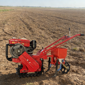 محراث يدوي صغير يعمل بالبنزين أو الديزل متعدد الوظائف لإزالة الأعشاب الضارة وحفر الخنادق والحرث والبذر - Product Image 4