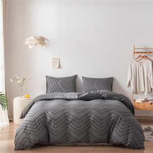 Juego de ropa de cama con diseño de flores, edredón con diseño popular personalizado de poliéster cortado, <span class=keywords><strong>color</strong></span> stock - Product Image 5