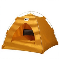 Lit de tente pliable et portable pour animaux de compagnie, abri intérieur/extérieur pour chats et chiens, nid en forme de dôme, taille moyenne
