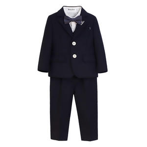 Vente en gros de vêtements d'enfants à la mode blazer à carreaux costume formel décontracté pour garçon smoking de luxe pour la scène - Product Image 4