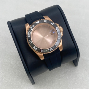 Reloj-caja-fabricante Reloj de acero inoxidable personalizado Estuche rígido Classic GMT NH34/35 Movimiento Back Watch <span class=keywords><strong>Mod</strong></span> Case - Product Image 4