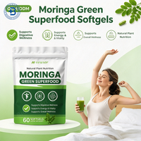 Capsules de Moringa en Gélules Souples en Gros pour OEM – Extrait de Moringa, Digestion, Antioxydant, Soutien Énergétique, Superaliment, Gélules Vertes de Moringa