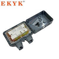 Prise murale extérieure étanche, résistante à la pluie, norme britannique, double prise avec 1 port USB Type-C et WiFi, indice IP66, 13A 230V