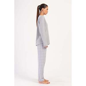 Conjunto de Pijama KADIN P.SUPREM XXL con Cuello Redondo y Manga Larga, Diseño Ovalado - TAS - TAS - Product Image 2